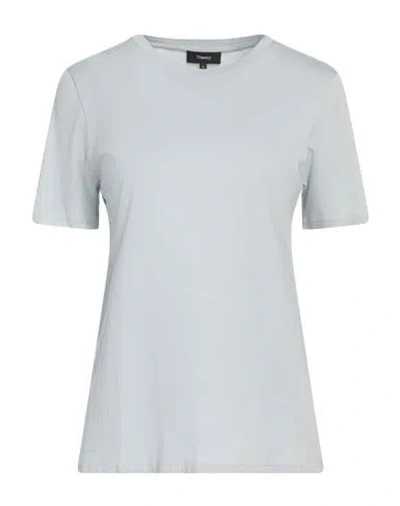 Theory Woman T-shirt Light Grey Size Xs Cotton In Gray