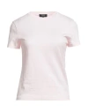 Theory Woman T-shirt Light Pink Size S Pima Cotton