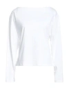 Theory Woman T-shirt White Size Xs Pima Cotton In White