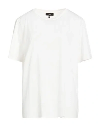 Theory Oversized Cotton-jersey T-shirt In White