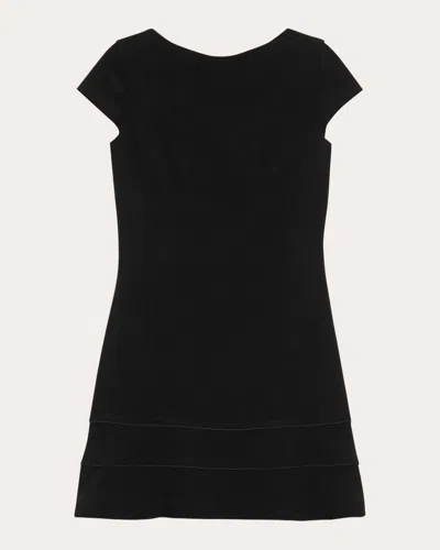 THEORY WOMEN'S ADMIRAL CREPE SEAMED A-LINE MINI DRESS