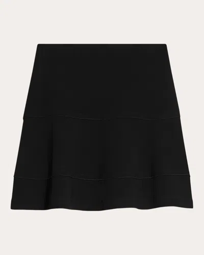 Theory Women's Admiral Crepe Seamed A-line Mini Skirt In Pattern