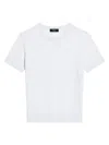 Theory Women's Basic Merino Wool T-shirt In Gray