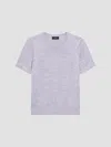 Theory Women's Basic Merino Wool T-shirt In Gray