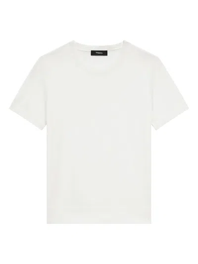 Theory Women's Basic Merino Wool T-shirt In White