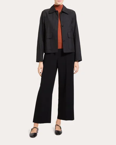 THEORY WOMEN'S BOXY SHIRT JACKET