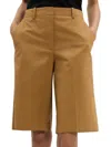 Theory Relaxed Casual Shorts In Brown