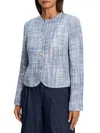 Theory Women's Clean Woven Lady Jacket In Blue