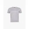 Theory Knitted T-shirt In Grey