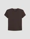 Theory Tiny Tee Cacao In Brown