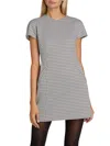 Theory Houndstooth Minidress In Gray