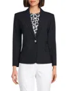 THEORY WOMEN'S FITTED VIRGIN WOOL BLAZER