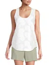 Theory Floral Cotton Shell In White