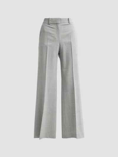 Theory Women's Fluid Flare High-rise Pants In Gray