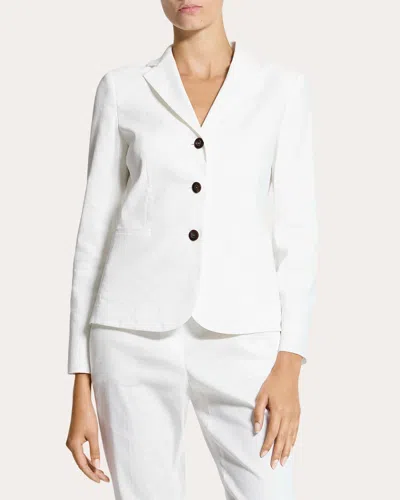 THEORY WOMEN'S GOOD LINEN SHRUNKEN BLAZER