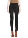 Theory Women's High Rise Solid Pants In Black