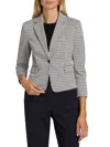 Theory Women's Houndstooth Micro Blazer In Multi