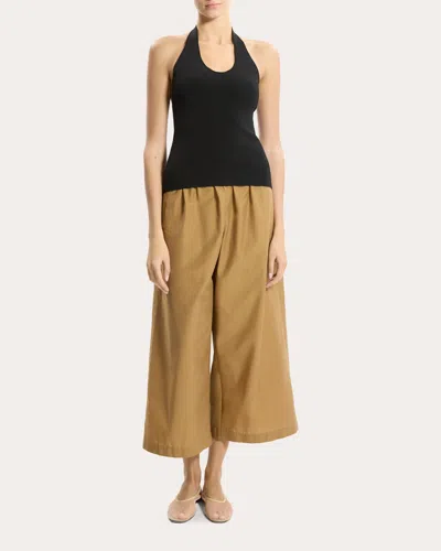 Theory Women's Knit Halter Tank Top In Black