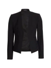 Theory Women's Lanai Collarless Blazer In Black