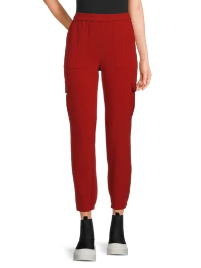 Theory Women's Northsound Solid Joggers In Red Oak