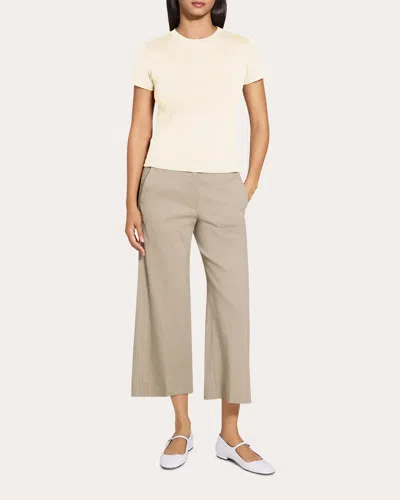 Theory Women's Organic Cotton Tiny T-shirt In Neutral