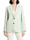 THEORY WOMEN'S OVERSIZED LINEN BLEND BLAZER