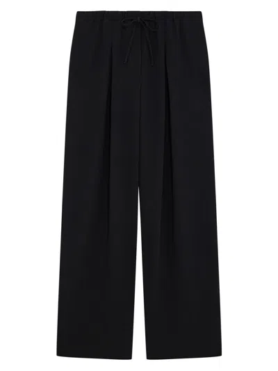 Theory Women's Pleated Crêpe Casual Pants In Pink