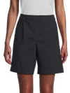 Theory Cropped Shirt In Midnight