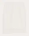 Theory Pointelle Stitch Skirt In White