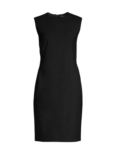 Theory Women's Power Wool Dress In Black