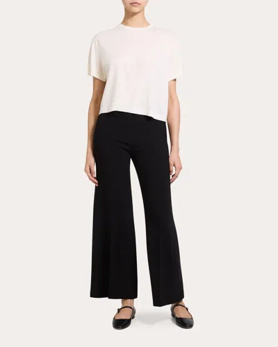 Theory Women's Regal Wool Boxy T-shirt In Gold