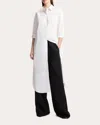 Theory Maxi Shirt Dress In White