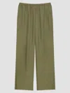 Theory Slit Pull-on Pants In Green