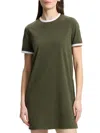 Theory Ringer Tee Dress In Green