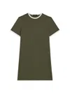 THEORY WOMEN'S RINGER COTTON T-SHIRT DRESS