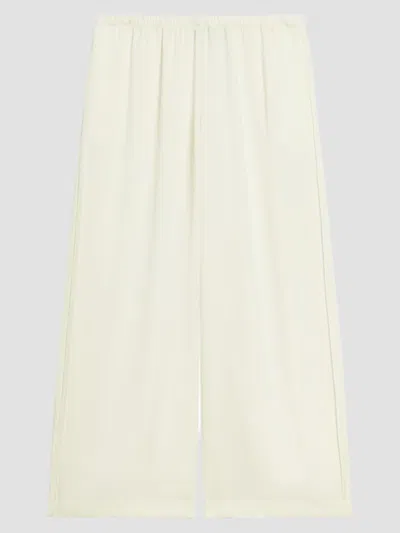 Theory Women's Satin Crop Pants In Green