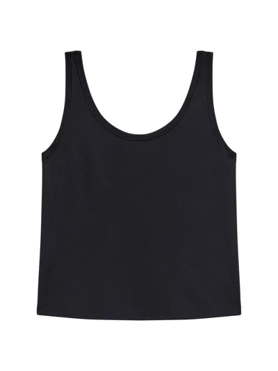 Theory Women's Scoopneck Slim Tank In Black