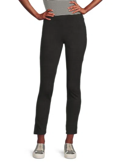 Theory Women's Shawn Solid Pants In Charcoal