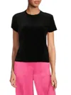 Theory Tiny Tee 2 Nebulous Organic Cotton Top In Black