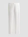 Theory Flowy Pull On Pants In White