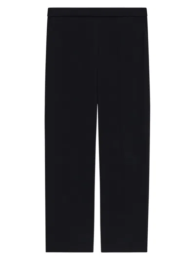 Theory Treeca Cropped Pull On Pants In Black