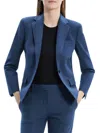 Theory Single Button Blazer In Blue