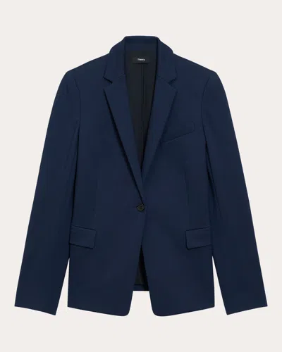 THEORY WOMEN'S SLIM SINGLE-BREASTED BLAZER