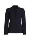 Theory Women's Slim-fit Wool Blazer In Blue