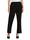 Theory Women's Solid Straight Leg Pants In Black