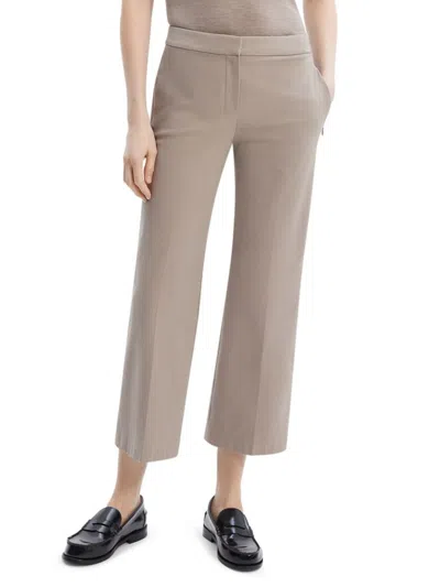 Theory Women's Stretch Kick Pants In Brown