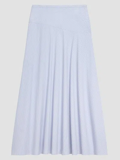 Theory Women's Striped Cotton-blend Maxi Skirt In Multi