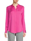 THEORY WOMEN'S SUNAYA SILK MODERN BLOUSE
