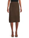 THEORY WOMEN'S TEXTURED MIDI SKIRT