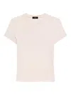 Theory Women's Tiny Tee Organic Cotton Crewneck In Pink